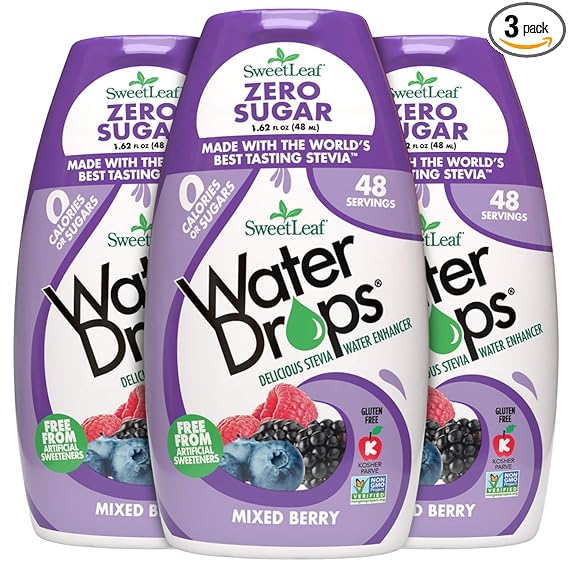 SWEET LEAF Water Drops, Mixed Berry 1.62 OZ