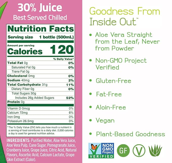 ALO Enrich, Pomegranate, Cran, & Aloe 16.9 OZ
