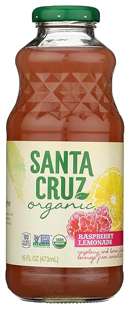 SANTA CRUZ ORGANIC Lemondade Rasberry 16 OZ