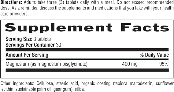 Country Life DUAL ACTION MAGNESIUM GLYCINATE 90 Tablet