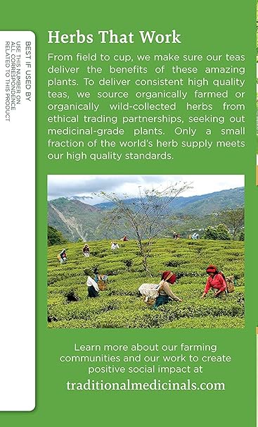 TÉ ORGÁNICO DE TÉ VERDE MATCHA CON ARROZ TOSTADO TRADITIONAL MEDICINALS, 16 BOLSITAS