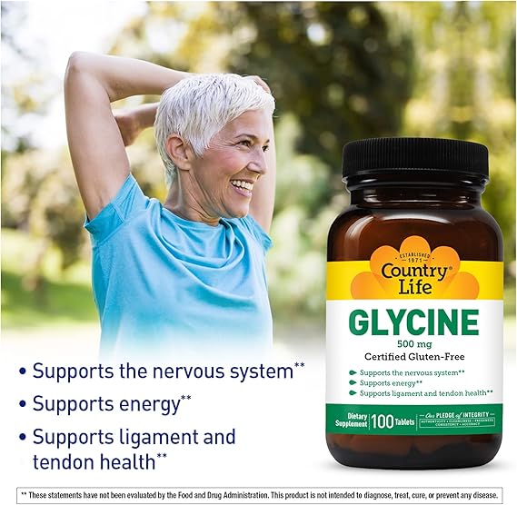 Country Life GLYCINE 500MG 100 Tablet