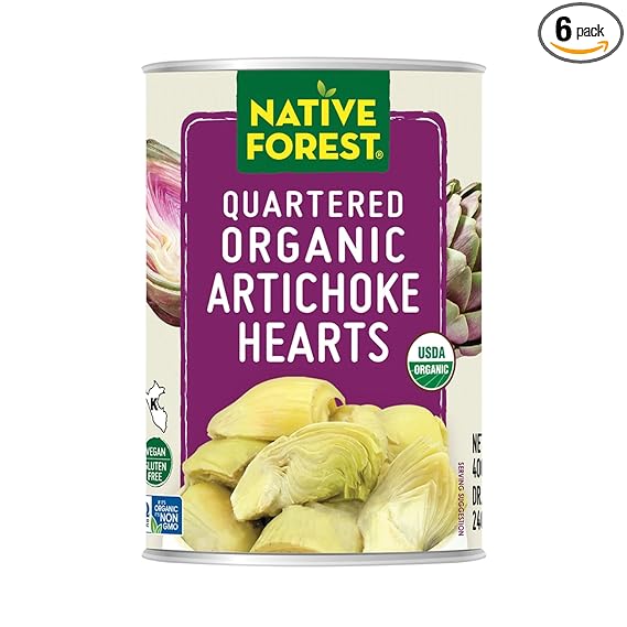 NATIVE FOREST Artichoke Hearts, Quartered 14 OZ