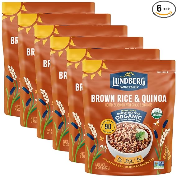 LUNDBERG FAMILY FARMS Brown Rice Quinoa Blend 8 OZ