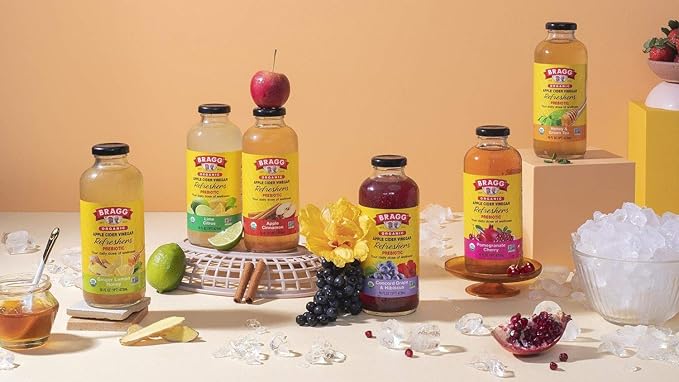 BRAGG Conord Grape, Hibiscus Refreshers 16 OZ