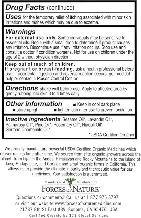 FORCES OF NATURE ECZEMA .37 OZ