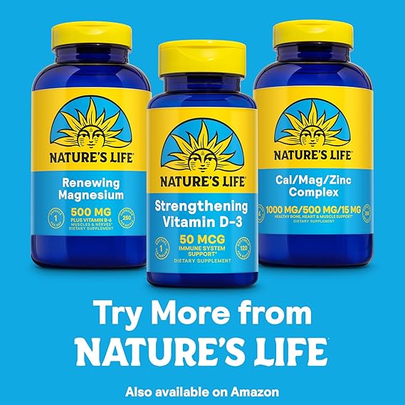 Nature's Life Renewing Magnesium 275 cápsulas 500 mg