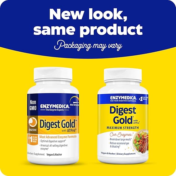 Enzymedica Digest Gold with ATPro 120 Capsules