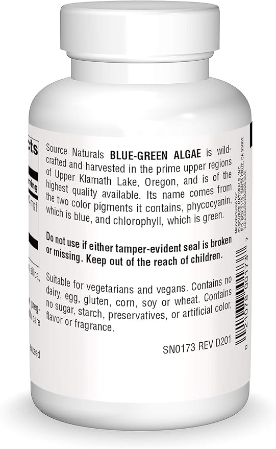 Blue-Green Algae 500mg Tablets