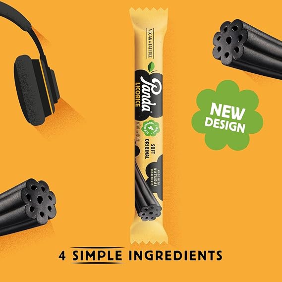 PANDA LICORICE Soft Black Licorice 1.1 OZ