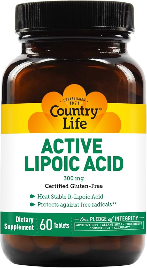 Country Life ACTIVE LIPOIC ACID 300MG 60 Tablet
