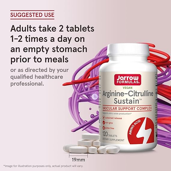 JARROW Vegan Arginine-Citrulline Sustain