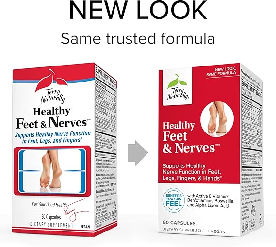 Terry Naturals Healthy Feet & Nerves 60 Capsules
