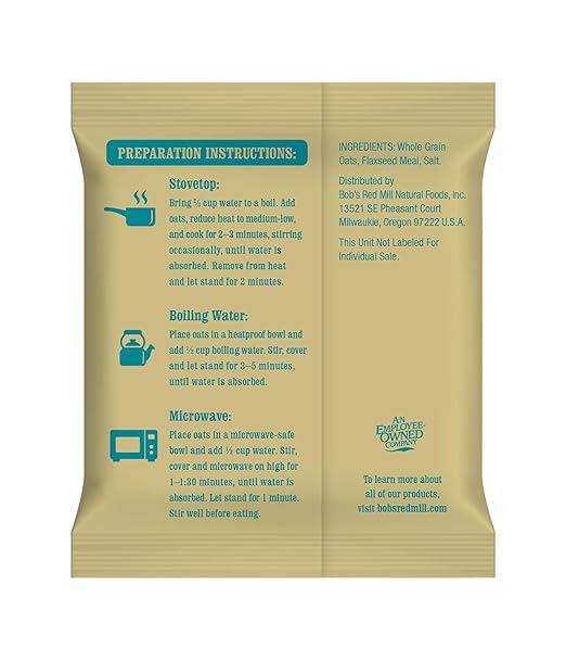 BOB`S RED MILL Classic, Packets, Gluten Free 9.88 OZ