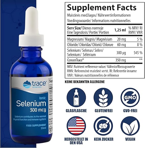 Trace Ionic Selenium 300 mcg 2 fl oz