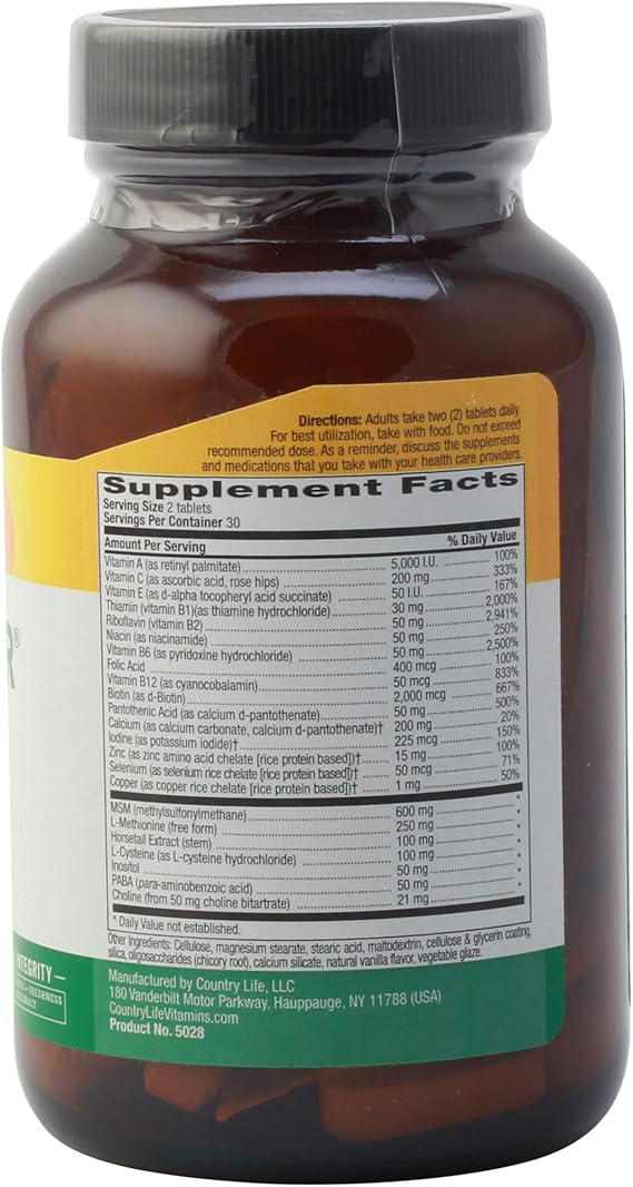 Country Life MAXI-HAIR 60 Tablet