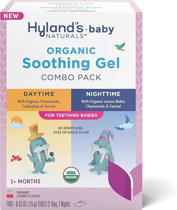 HYLAND'S BABY ORG SOOTHING GEL D&N COMBO .53OZ TUBES 15GM