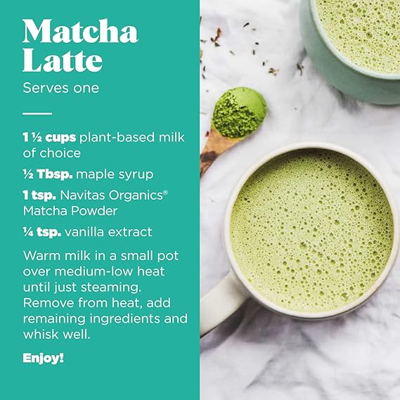 NAVITAS ORGANICS MATCHA powder 3 oz