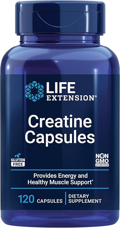 Life Extension Creatine Veggie Capsules 1000 mg