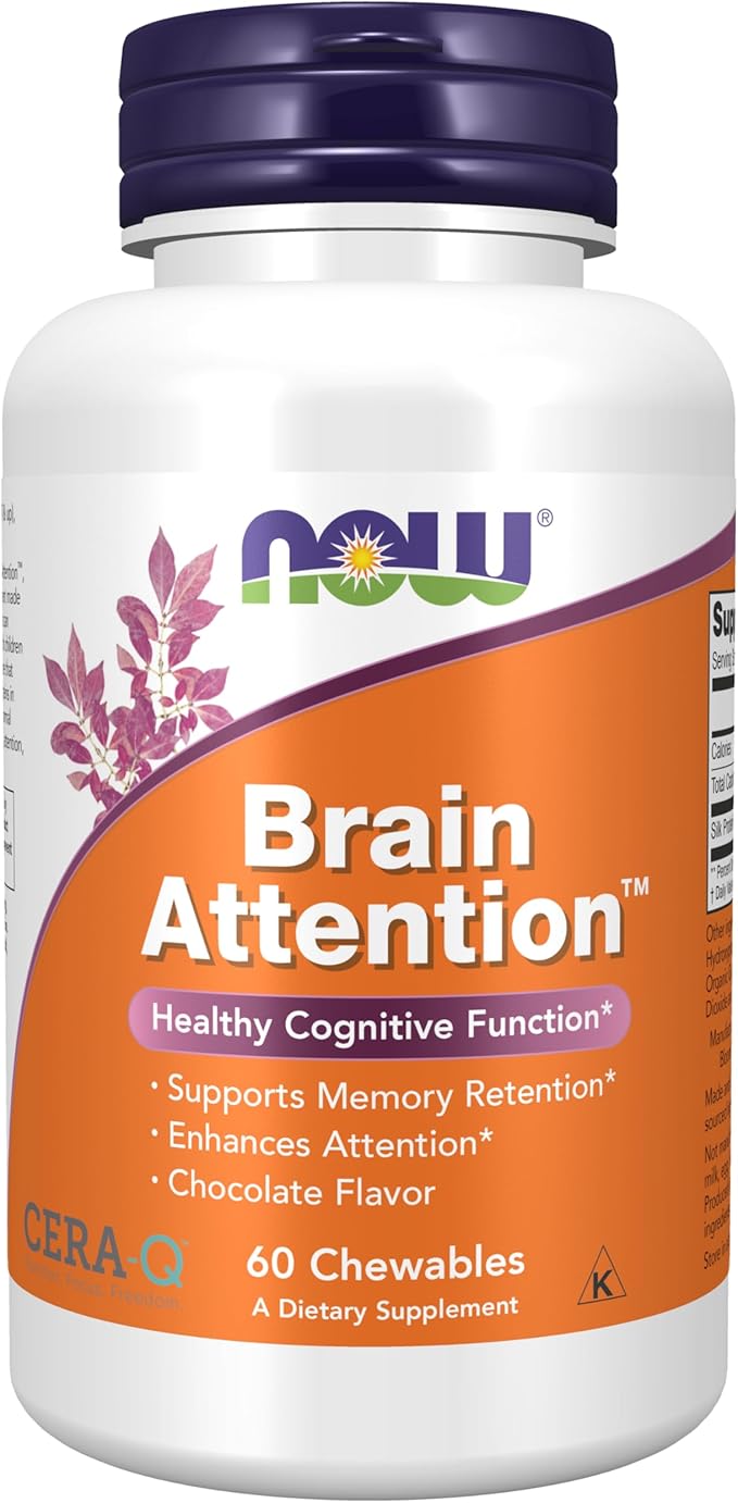 Now BRAIN ATTENTION CERA-Q(TM) 60 CHEW TABS