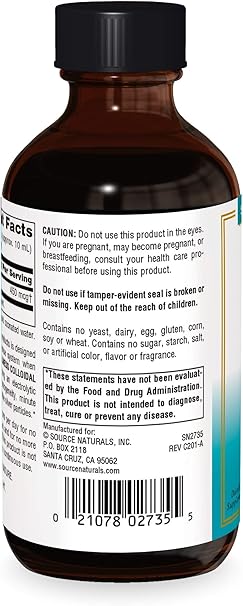 SOURCE NATURALS WELLNESS COLLOIDAL SLVR 45PPM 4OZ