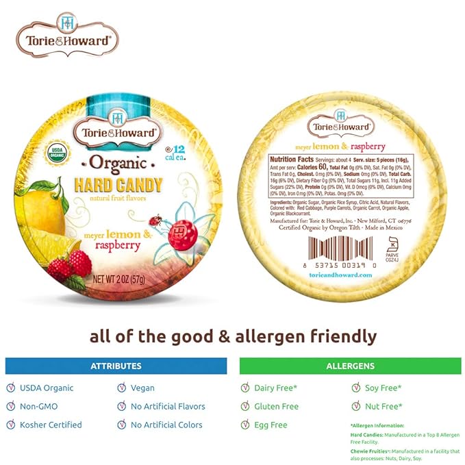 TORIE & HOWARD Lemon & Raspberry 2 OZ