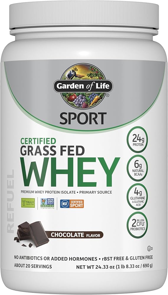 Garden of Life Sport Grass Fed Whey Chocolate 690g POWDER
