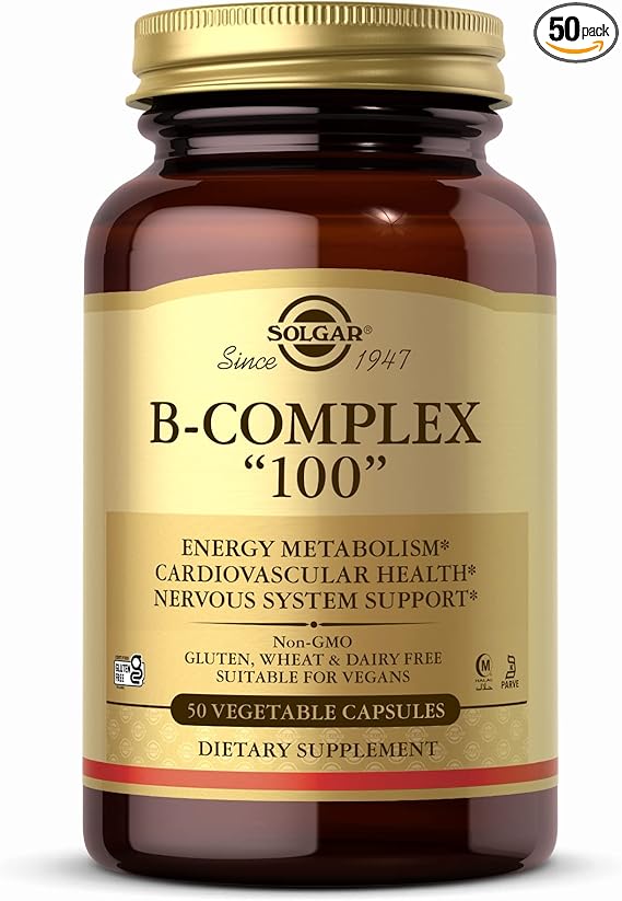 Solgar B-Complex "100" Vegetable Capsules 50V cap