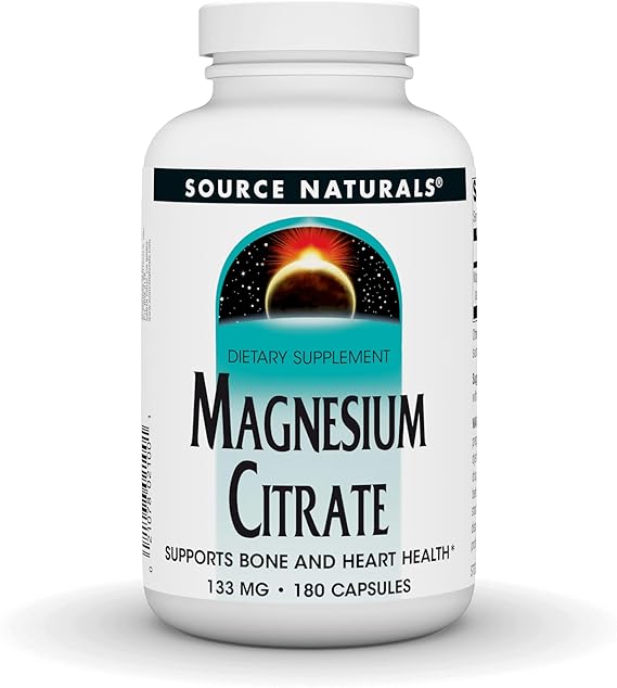 SOURCE NATURALS MAGNESIUM CITRATE 133MG 180C