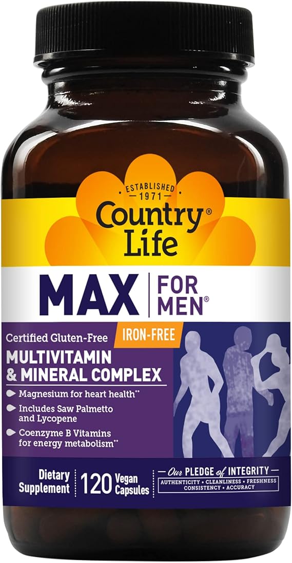Country Life MAX MEN MULTI & MIN COMPLEX 60 Tablet