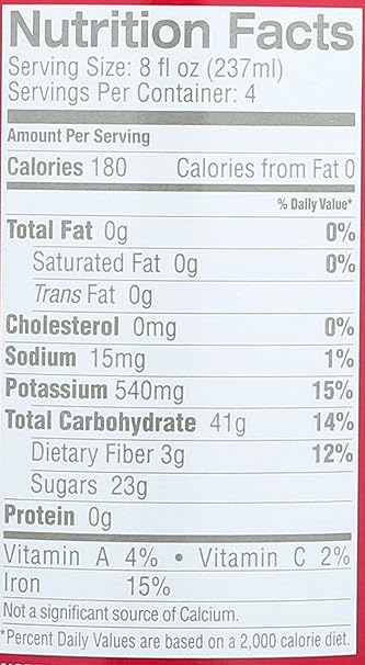 L & A JUICE All Prune 32 OZ