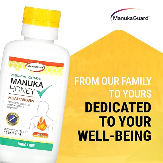 Medical Grade Manuka Honey Heartburn 6.8 fl oz
