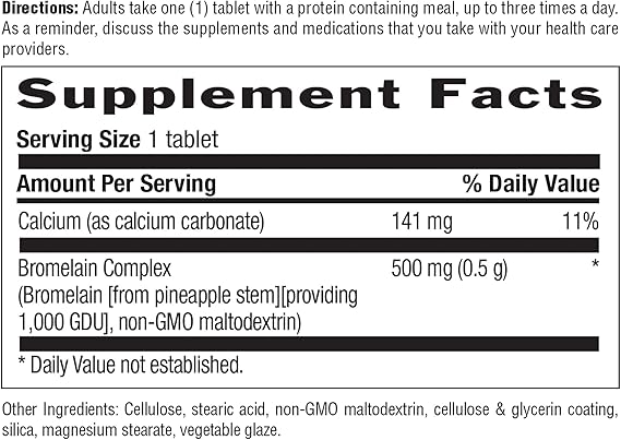Country Life BROMELAIN 500MG 60 Tablet