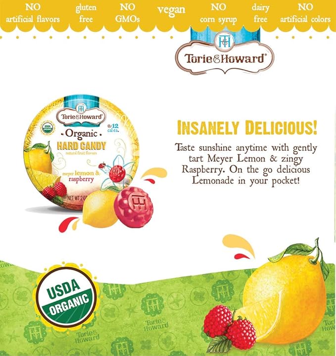 TORIE & HOWARD Lemon & Raspberry 2 OZ