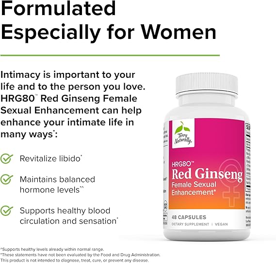 Red Ginseng HRG80 Female Sexual Enhancement 48 Capsules