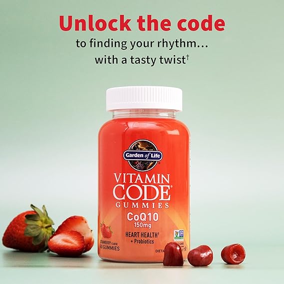 Garden of Life Vitamin Code CoQ10 Strawberry 60ct GUMMY