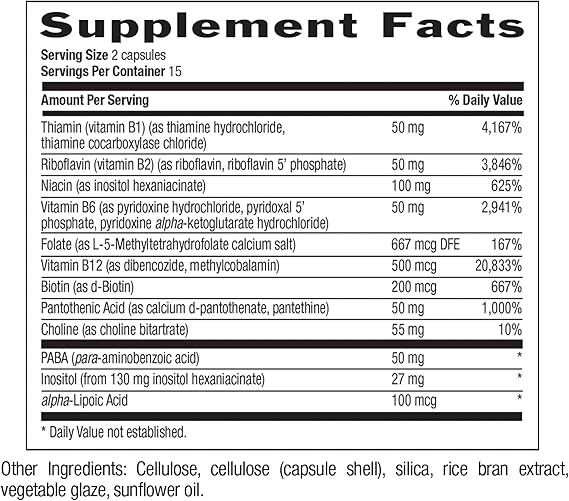 Country Life COENZYME B-COMPLEX 30 Vegicaps