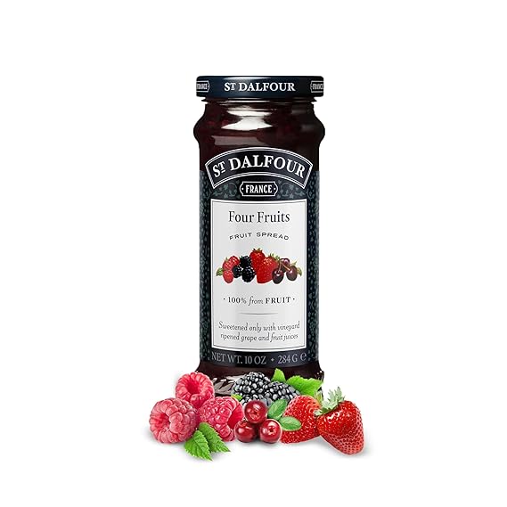 ST. DALFOUR Conserve, Four Fruits 10 OZ