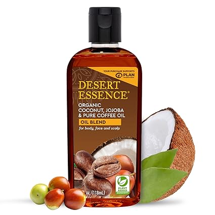 Desert Essence COCONUT JOJOBA COFFEE OIL 4 Liquid