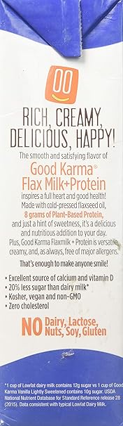 GOOD KARMA Vanilla,Lightly SWTND,Protein 32 OZ