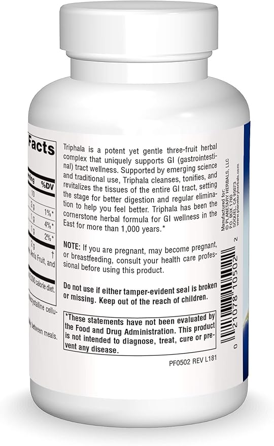 Source Naturals Triphala GI Track Wellness 500 mg 180 Capsules