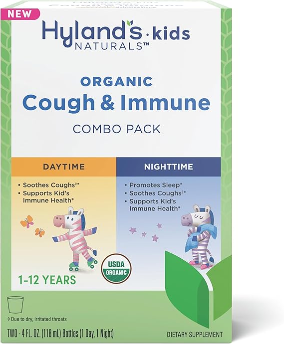 HYLAND'S KIDS ORGANIC COUGH & IMMUNE COMBO 8OZ