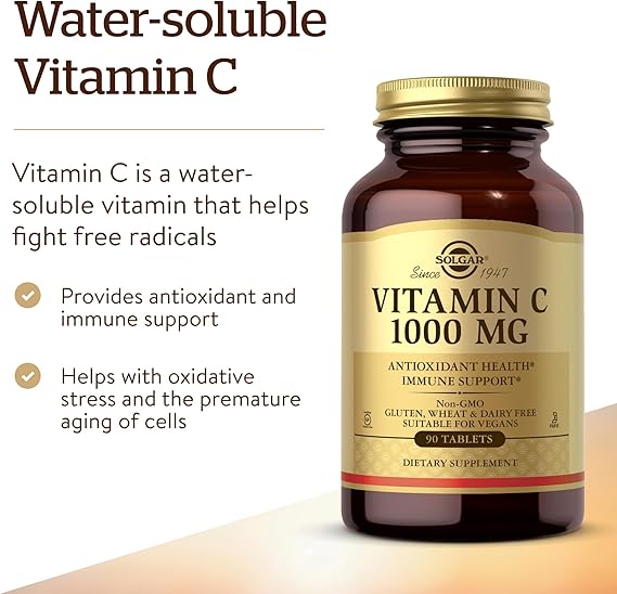 Solgar Vitamin C 1000 mg Tablets 90tablet