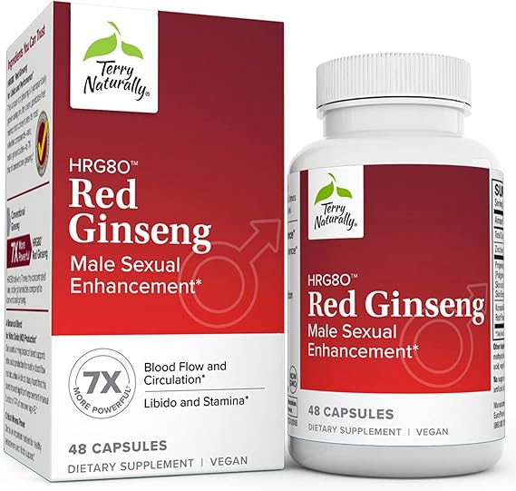 Red Ginseng HRG80 Male Sexual Enhancement 48 Capsules