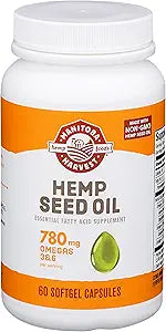 Hemp Seed Oil 780 mg 60 Soft Gels
