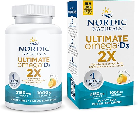 Ultimate Omega-D3 2X 2150 mg 60 Soft Gels