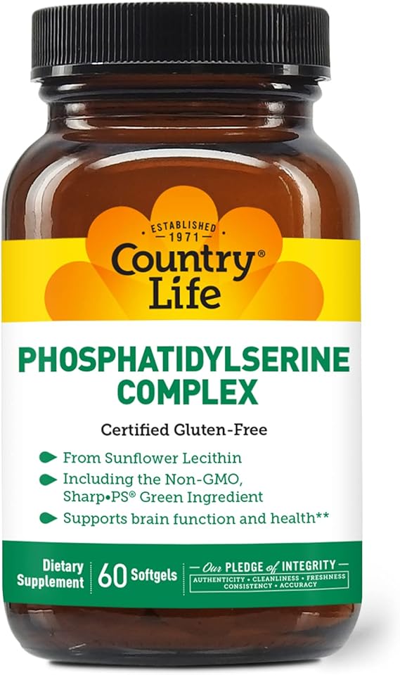 Country Life PHOSPHATIDYLSERINE 500MG 60 Softgel