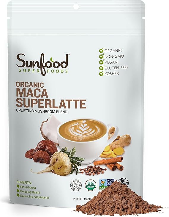 Sunfood SuperLatte, Maca 6oz