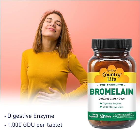 Country Life BROMELAIN 500MG 60 Tablet
