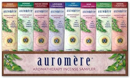 AUROMERE AYURVEDIC INCENSE SAMPLER